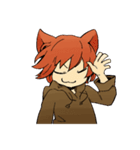 よりそい猫くん（個別スタンプ：18）