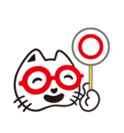 めがネコ スタンプ（個別スタンプ：3）