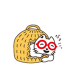 めがネコ スタンプ（個別スタンプ：27）