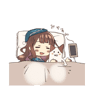ふぐちゃんと変な猫（個別スタンプ：6）