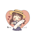 ふぐちゃんと変な猫（個別スタンプ：7）