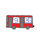 とある大学のバスの時刻表(バスクロック)（個別スタンプ：27）