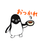 目つきの悪いアデリーペンギン（個別スタンプ：19）