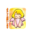 まったり天使（個別スタンプ：4）