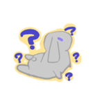 灰色兎の日常1（個別スタンプ：7）