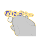 灰色兎の日常1（個別スタンプ：10）
