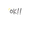 THEシンプル(日常会話)（個別スタンプ：3）