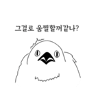 こんにちは！私はいたずらな鳥です。（個別スタンプ：9）