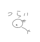 豆鳥人間の会話（日本語対訳版）①（個別スタンプ：34）