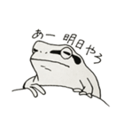 カエル好きの普段使いアマガエルスタンプ（個別スタンプ：3）