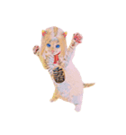 Happy cat girl 3（個別スタンプ：6）