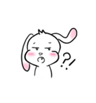 耳をピンと張る★ウサリコ (韓国語ver.)（個別スタンプ：9）
