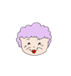 おばちゃんとうさぎ（個別スタンプ：1）