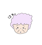 おばちゃんとうさぎ（個別スタンプ：6）