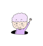 おばちゃんとうさぎ（個別スタンプ：10）
