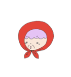 おばちゃんとうさぎ（個別スタンプ：21）