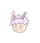 おばちゃんとうさぎ（個別スタンプ：22）