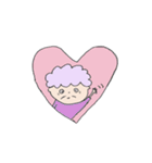 おばちゃんとうさぎ（個別スタンプ：30）