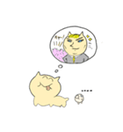 でぶニャン＆まんじゅう星人（個別スタンプ：15）
