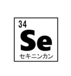 化学好きのための元気記号周期表！（個別スタンプ：34）