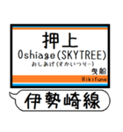 伊勢崎線 亀戸線 駅名 シンプル＆いつでも（個別スタンプ：3）