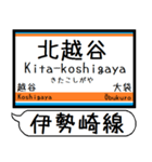 伊勢崎線 亀戸線 駅名 シンプル＆いつでも（個別スタンプ：22）