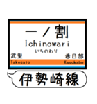 伊勢崎線 亀戸線 駅名 シンプル＆いつでも（個別スタンプ：26）