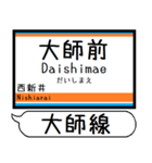 伊勢崎線 亀戸線 駅名 シンプル＆いつでも（個別スタンプ：31）