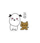 わんこスタンプ。（個別スタンプ：15）