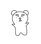 かわいい赤ちゃんクマ（個別スタンプ：3）
