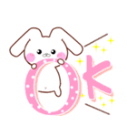 デカ文字★うさころの毎日たくさん使う言葉（個別スタンプ：9）