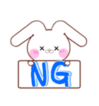 デカ文字★うさころの毎日たくさん使う言葉（個別スタンプ：31）