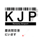 日本の空港 3レターコード Vol.2【飛行機】（個別スタンプ：40）