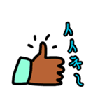 polka.Su*tamp45 ～Give thumbs up～（個別スタンプ：4）