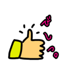 polka.Su*tamp45 ～Give thumbs up～（個別スタンプ：6）