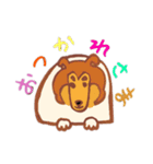 コリー犬アートスタンプ（個別スタンプ：19）