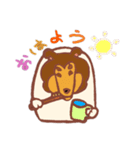 コリー犬アートスタンプ（個別スタンプ：21）