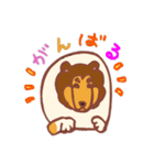 コリー犬アートスタンプ（個別スタンプ：22）