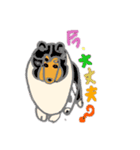 コリー犬アートスタンプ（個別スタンプ：26）