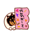 コリー犬アートスタンプ（個別スタンプ：27）