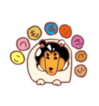 コリー犬アートスタンプ（個別スタンプ：32）
