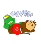 『ゆざえもん』『おゆっきー』 温泉コラボ（個別スタンプ：13）