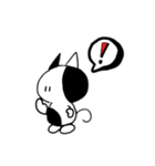 ふきだしとねこ(日本語)（個別スタンプ：8）