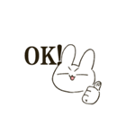 うさぎさんたちもりもり（個別スタンプ：1）