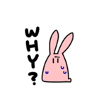 はっきりと伝えるうさぎ（個別スタンプ：6）
