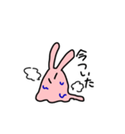 はっきりと伝えるうさぎ（個別スタンプ：14）
