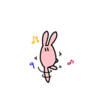はっきりと伝えるうさぎ（個別スタンプ：18）