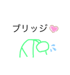 手書き棒人間 ちょいおもしろ（個別スタンプ：7）