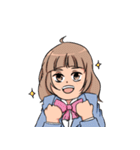 うきうきおなご（個別スタンプ：6）