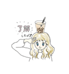 たぴガール（個別スタンプ：4）